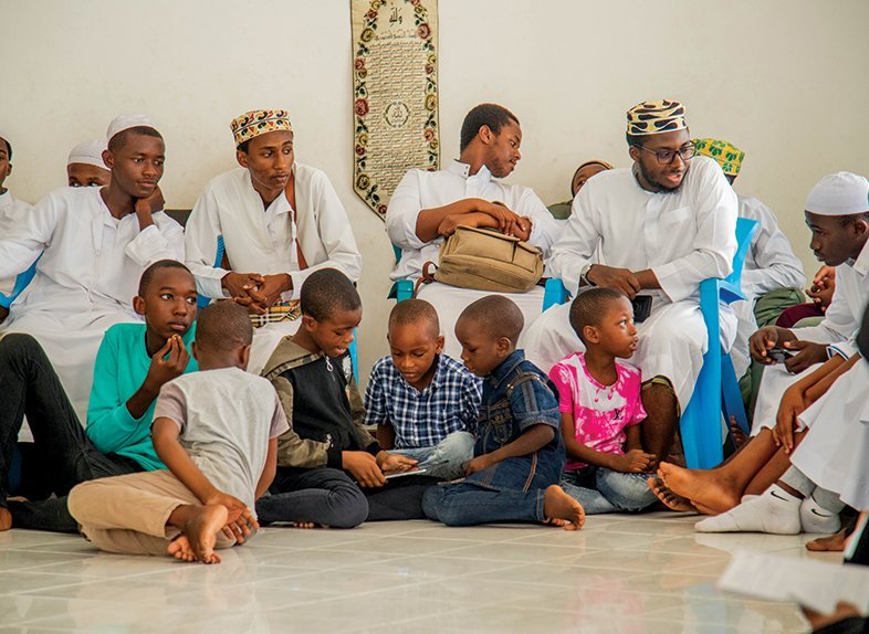 Charity program in action